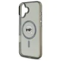 Калъф за iPhone 16 Plus - Karl Lagerfeld IML MagSafe (KLHMP16MHLSKIK) - Karl`s Head