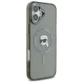 Калъф за iPhone 16 Plus - Karl Lagerfeld IML MagSafe (KLHMP16MHLSKIK) - Karl`s Head