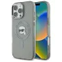 Калъф за iPhone 16 Pro - Karl Lagerfeld IML MagSafe (KLHMP16LHLHLSKIK) - Metal Karl`s Head