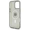 Калъф за iPhone 16 Pro - Karl Lagerfeld IML MagSafe (KLHMP16LHLHLSKIK) - Metal Karl`s Head