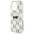 Калъф за iPhone 16 Pro - Karl Lagerfeld IML Luxury Electroplated (KLHCP16LHKLKLKPKHT) - Transparent Karl Head