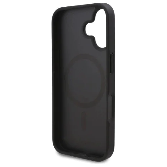 Калъф за IPhone 16 - Karl Lagerfeld Leather MagSafe (KLHMP16SPKHPORPK) - Hot Stamp
