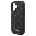 Калъф за IPhone 16 - Karl Lagerfeld Leather MagSafe (KLHMP16SPKHPORPK) - Hot Stamp