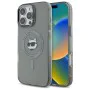 Калъф за iPhone 16 Pro - Karl Lagerfeld IML MagSafe (KLHMP16LHLHLSCHK) - Metal Choupette`s Head