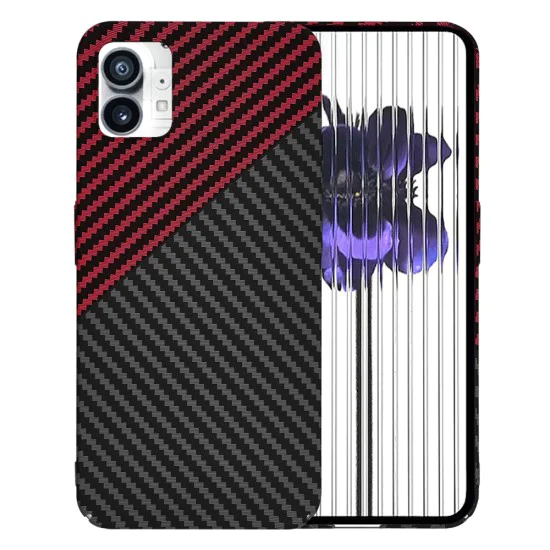 Калъф за телефон (1) - Carbonite FiberShell - Red Vortex
