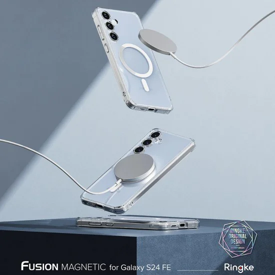 Калъф за Samsung Galaxy S24 FE - Ringke Fusion MagSafe - Прозрачен