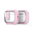 Калъф за Apple AirPods 4 - Dux Ducis PECN Series - Розов / Бял