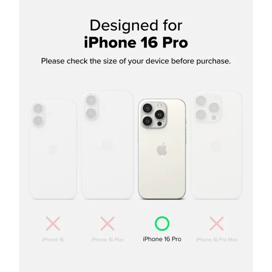 Калъф за iPhone 16 Pro - Ringke - Macaron - MagSafe - Розов