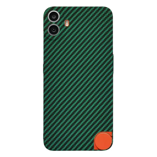 Калъф за Nothing CMF Phone 1 - Carbonite FiberShell - зелен
