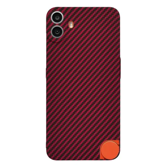 Калъф за Nothing CMF Phone 1 - Carbonite FiberShell - Червен