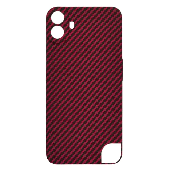 Калъф за Nothing CMF Phone 1 - Carbonite FiberShell - Червен
