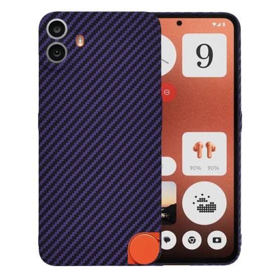 Калъф за Nothing CMF Phone 1 - Carbonite FiberShell - Purple