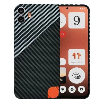 Калъф за Nothing CMF Phone 1 - Carbonite FiberShell - Stealth Grey