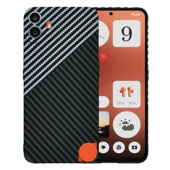 Калъф за Nothing CMF Phone 1 - Carbonite FiberShell - Stealth Grey