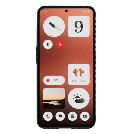 Калъф за Nothing CMF Phone 1 - Carbonite FiberShell - Blue Pulse
