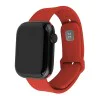 Каишка за Apple Watch 1/2/3/3/4/4/5/5/5/6/6/7/8/7/8/9/10/SE/SE/SE 2/Ultra/Ultra 2 ( 42/44/45/46/49 мм) - Фиксиран силиконов комплект спортни каишки - Червен