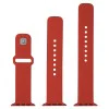 Каишка за Apple Watch 1/2/3/3/4/4/5/5/5/6/6/7/8/7/8/9/10/SE/SE/SE 2/Ultra/Ultra 2 ( 42/44/45/46/49 мм) - Фиксиран силиконов комплект спортни каишки - Червен