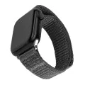 Каишка за Apple Watch 1/2/3/3/4/4/5/5/6/6/7/8/7/8/9/10/10/SE/SE 2 (38/40/41/42 mm ) - Фиксирана найлонова спортна каишка - тъмно сива