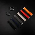 Каишка за Apple Watch 1/2/3/3/4/4/5/5/6/6/7/8/7/8/9/10/10/SE/SE 2 (38/40/41/42 mm ) - Фиксирана найлонова спортна каишка - тъмно сива