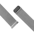 Каишка за Samsung Galaxy Watch 4/5/Active 2, Huawei Watch GT 3 (42 мм)/GT 3 Pro (43 мм) - Фиксирана мрежеста каишка - Сребрист