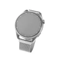 Каишка за Samsung Galaxy Watch 4/5/Active 2, Huawei Watch GT 3 (42 мм)/GT 3 Pro (43 мм) - Фиксирана мрежеста каишка - Сребрист