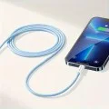 Кабел за данни Type-C за Apple, Android, PD60W, супер бързо зареждане, 1 м - (PCB114D) - жълт