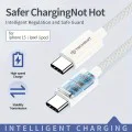 Кабел за данни Type-C за Apple, Android, PD60W, супер бързо зареждане, 1 м - (PCB114D) - лилав