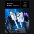 Кабел за данни Type-C за Apple, Android, PD60W, супер бързо зареждане, 1 м - (PCB114D) - лилав