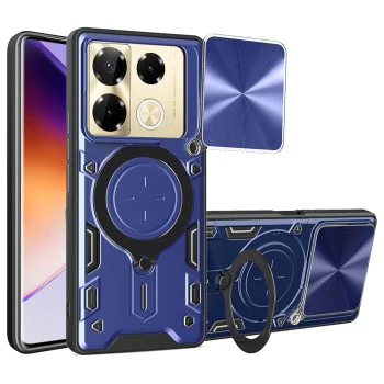 Калъф за Infinix Note 40 Pro+ - CamGuard Pro - син