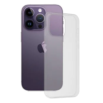 Калъф за iPhone 14 Pro Max - Прозрачен силикон - Прозрачен