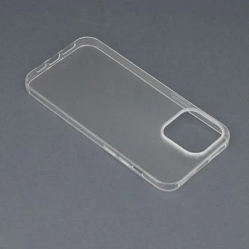 Калъф за iPhone 14 Pro Max - Прозрачен силикон - Прозрачен