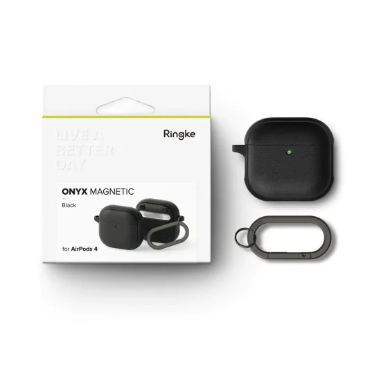 Калъф за AirPods 4 - Ringke Onyx Magnetic - Warm Grey