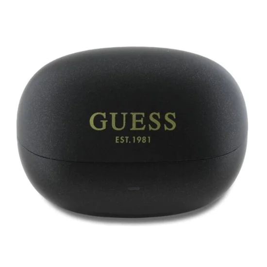 Безжични стерео, Bluetooth слушалки - отпечатано лого на Guess Capsule (GUTWST88MCTGK) - черно