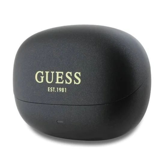 Безжични стерео, Bluetooth слушалки - отпечатано лого на Guess Capsule (GUTWST88MCTGK) - черно