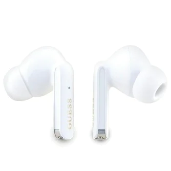 Безжични слушалки, Bluetooth 5.3, IPX4, Type-C - Guess (GUTWSHDGKEEK) - блестящ черен градиент