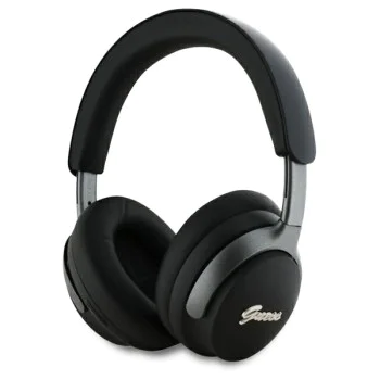 Слушалки за уши, ANC, Bluetooth - лого на Guess Metal Script (GUBHC22PSFCSMK) - черни