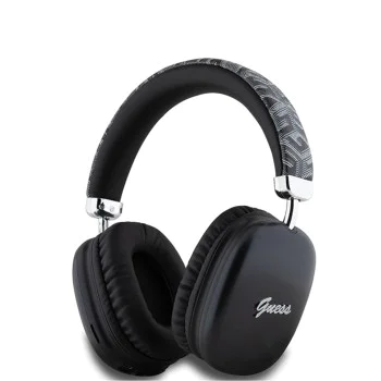 Слушалки Bluetooth Over-ear, 400mAh - Guess GCUBE Metallic Script Logo (GUBHK1GCTCSK) - черни