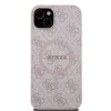 Калъф за iPhone 14 - Guess 4G Ring Classic Classic Logo MagSafe (GUHMP14SG4GFRP) - Розов