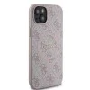 Калъф за iPhone 14 - Guess 4G Ring Classic Classic Logo MagSafe (GUHMP14SG4GFRP) - Розов
