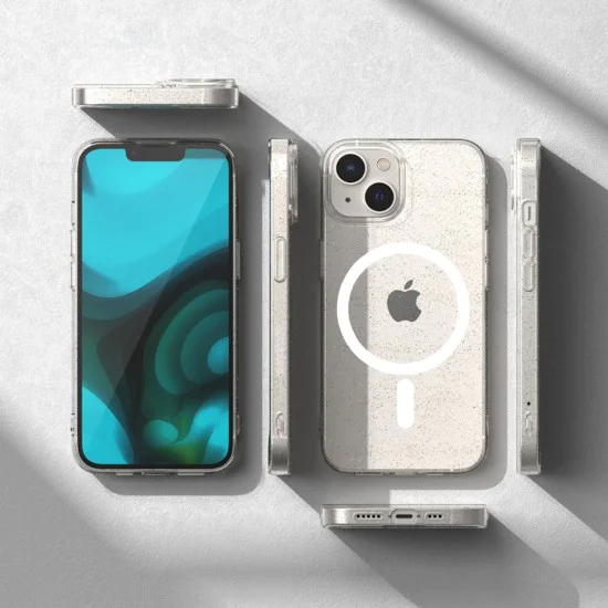 Калъф за iPhone 12 Pro - SparkleSkin MagSafe Series - Clear