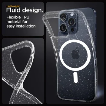 Калъф за iPhone 12 Pro - SparkleSkin MagSafe Series - Clear