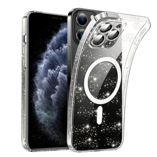 Калъф за iPhone 11 Pro - SparkleSkin MagSafe Series - Clear