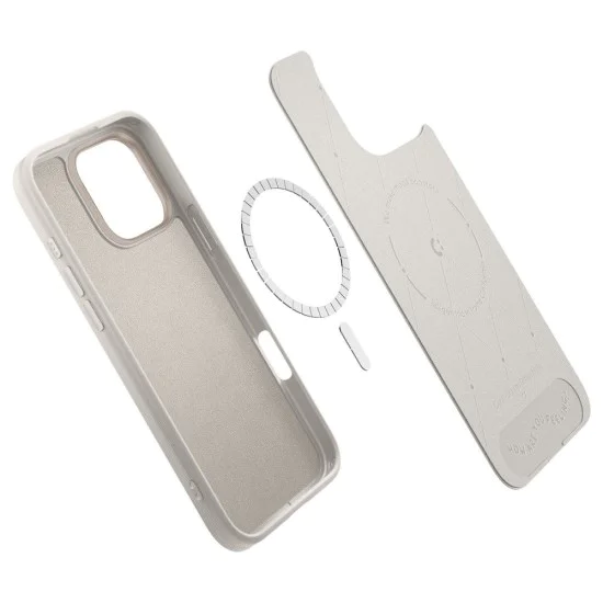 Калъф за iPhone 16 Pro Max - Spigen Cyrill Kajuk MagSafe - Кремав