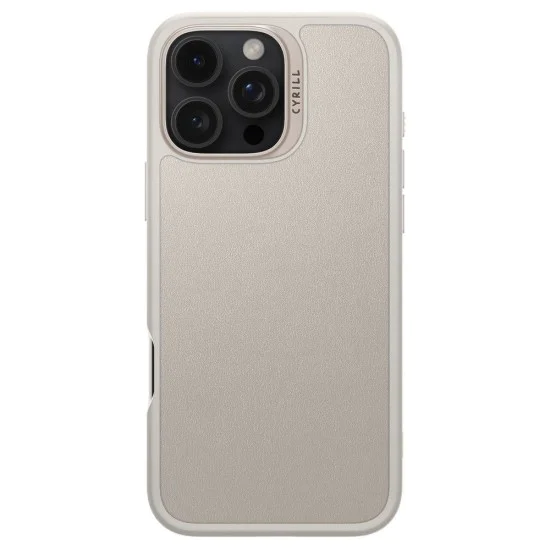 Калъф за iPhone 16 Pro Max - Spigen Cyrill Kajuk MagSafe - Кремав