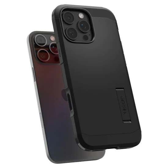 Калъф за iPhone 16 Pro - Spigen - Tough Armor T MagSafe - черен