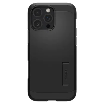 Калъф за iPhone 16 Pro Max - Spigen - Tough Armor T MagSafe - Черен