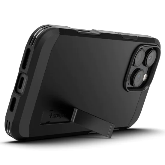 Калъф за iPhone 16 Pro Max - Spigen - Tough Armor T MagSafe - Черен