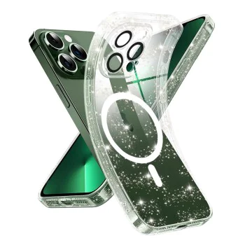 Калъф за iPhone 13 Pro - SparkleSkin MagSafe Series - Clear