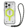 Калъф за iPhone 16 Pro - UAG Pathfinder Clear Magsafe - Active Neon Lanyard