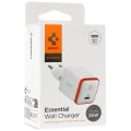 Зарядно устройство Spigen Arcstation Essential EE301EU - Wall Charger, Type-C, QC, PD30W - Бяло